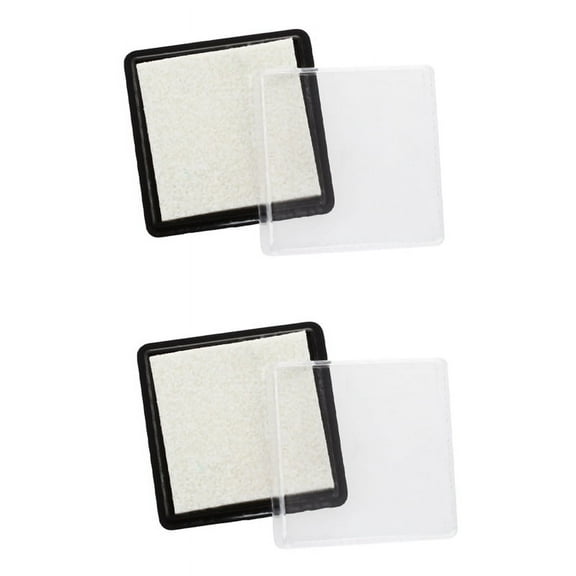 2X Ink Pad Stamp Pad for Wedding Document White