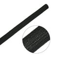 thumbnail image 4 of Uxcell 33Ft-8mm High TEMP Silicone Fiberglass Sleeve Insulation Cable Protectors Black, 4 of 5