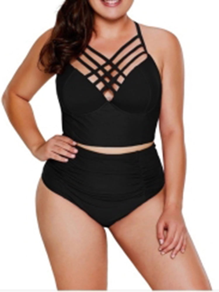 high waisted swimsuits walmart