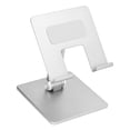 thumbnail image 1 of Aluminum Alloy Tablet Holder, Adjustable Stand with Anti Scratch and Sliding Silicone, Ergonomic Design for Comfortable Viewing Angle, Charging Hole, Rugged and Durable, Wide, 1 of 8