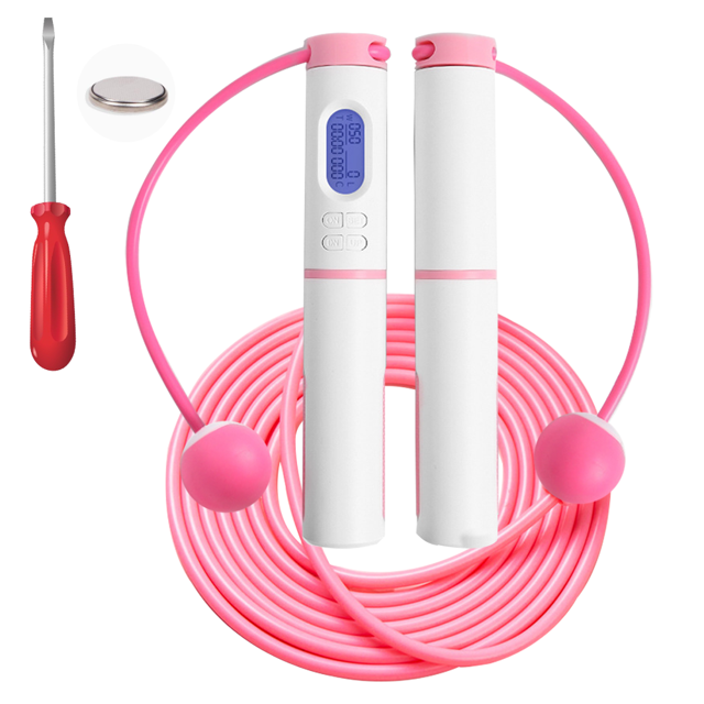 Cuerda de saltar inalámbrica ponderada para fitness, entrenamiento de cuerda de saltar sin cuerda para interiores para hombres y mujeres