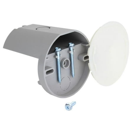 UPC: 0857617004057 | Commercial Electric CPB13NM-SM Plastic NM Fan Box with Plastic Cover 12 cu. in.