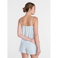 thumbnail image 4 of Joyspun Women's Woven Poplin Sleep Cami Top, Sizes XS-3X, 4 of 6