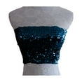 thumbnail image 4 of Delayuji Womens Tees and Tanks Fashion Mardi Holiday Womens Sparkling Sequins Stretch Clubwear Tube Top Slim-Fit Camisole Blue One Size, 4 of 5
