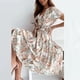 thumbnail image 5 of Vestidos casuales para Mujer Odeerbi Escote en V manga corta estampados, 5 of 9