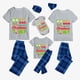 thumbnail image 1 of Pijamas familiares a juego de Navidad, conjuntos de pijamas grises Just Who Loves Christams In July, 1 of 4