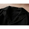 thumbnail image 4 of PENGXIANG Mode Bambin Filles Été Robe Veste Outwears Bandage Tour vers le Bas Col une Ligne Robe Noire 2-3 Ans, 4 of 9