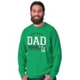 thumbnail image 5 of Fathers Day World's Greatest Dad No 1 Men's Long Sleeve Tee T Shirt Brisco Brands 2X, 5 of 6