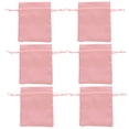 thumbnail image 1 of unbranded 6Ud Bolsas De Regalo Con De Cordón Rosa Para Almacenamiento Y Dulces Reutilizables, 1 of 8