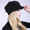 thumbnail image 6 of Winter Hats Knitted Beanie Hat with Visor Ribbed Ski Beanie Hat Slouchy Skull Hat Cap Headwear for Women and Girls, 6 of 6
