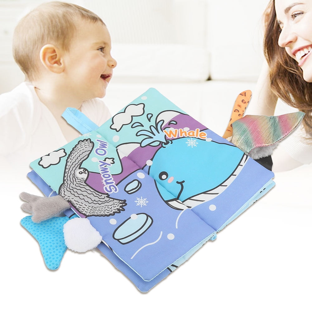 Tebru Baby Cloth Books, Soft Book, Soft Baby Cloth Activity Crinkle The