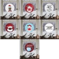 thumbnail image 2 of 10 Uds. De pegatinas navideñas de Año Nuevo 2020 con máscara facial, pegatina redonda personalizada para ventana, decoración de Feliz Navidad, 2 of 5
