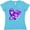 Aqua, variant on Inktastic Alzheimers Awareness Purple Ribbon Around Heart Women's V-Neck T-Shirt