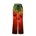 thumbnail image 3 of Women's Christmas Pajama Pants Soft and Comfortable Snowflake Print Lounge Wear for Holiday Season, 3 of 4