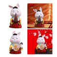 thumbnail image 4 of 2 Piezas Estatua De Conejo Figuritas De Conejo Encantos Juguetes Para Decoración Del Hogar Baoblaze  Escultura de conejo, 4 of 8