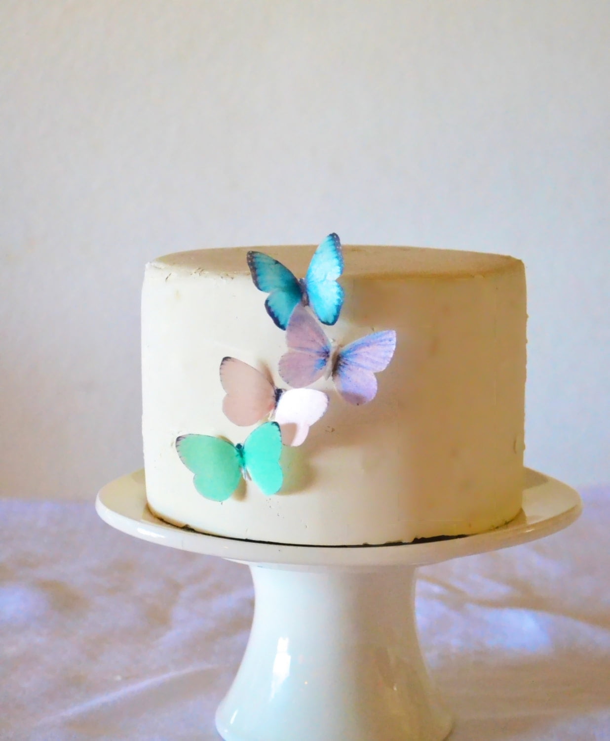 24 pre-cut edible birthday number cupcake topper 