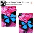 thumbnail image 5 of iPad Pro 11 Case 2020 2nd Generation, Allytech PU Leather TPU Inner Smart Cover Auto Sleep Wake Folio Flip Kickstand Full Protection Case for Apple iPad Pro 11 2nd Gen, Blue Butterfly, 5 of 7
