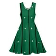 thumbnail image 4 of 2024 Striped Polka Dot Dress Green And White Cute Dresses High Waist Korean Fashion Graphic Skate Dress Womens Oversized Vestidos, 4 of 7