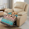 thumbnail image 3 of Kuiaobaty Aztec Cow Print Non Slip Sofa Cushion Slipcover, Armless Recliner Furniture Protector, Breathable Quilted Reclining Chair Cover as Housewarming Gift, 3 of 7