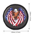 thumbnail image 4 of 4 Couvre-Pneus Rc Couvre-Pneus en Polyester Pu 115 120Mm Couvre-Pneus pour 4 Roues Rcwler Accessoire Squelette, 4 of 8