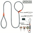 thumbnail image 4 of CNKOO Laisse pour Chien en Polyamide Durable de 6 Pieds - Plomb d'Entraînement en Nylon Réglable pour Toutes les Races de Chiens - Poignée Solide et Confortable - Fournitures pour Animaux Sans Traction pour un Contrôle Facile - Idéal pour Petits à L, 4 of 7