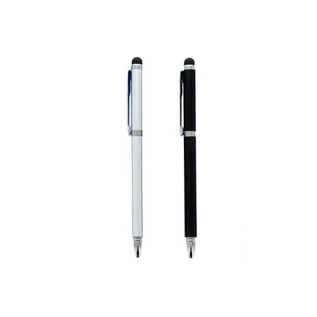 T-Mobile Universal 2pk Stylus Pens for Smartphones and Tablets Black and Silver