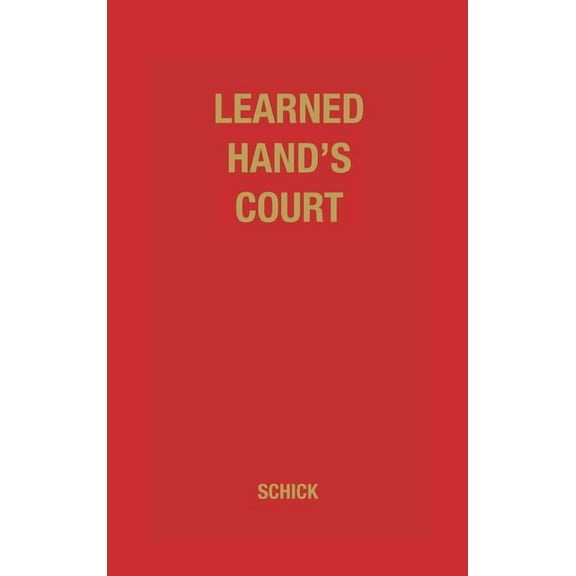 Learned Hand's Court., (Hardcover)