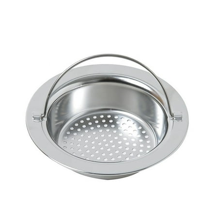 

Kitchen Sink Strainer Stainless Steel Sink Mesh Basket Filter Strainer with Handle for Garbage Disposal