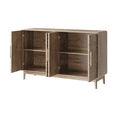 thumbnail image 5 of Leumius 55.1" Sideboard Buffet Cabinet with Storage & 4-Door,Multifunctional Accent Cabinet, Adjustable Shelves for Living Room/Entryway/Kitchen, 5 of 5