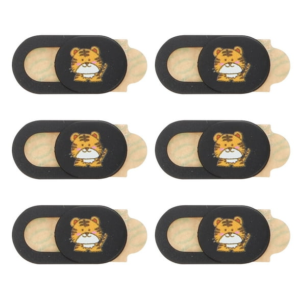 6 unids Tiger Aloy Polvo a prueba de polvo Lente protectora CAPS COVERS COVERS CAPS HOUKS