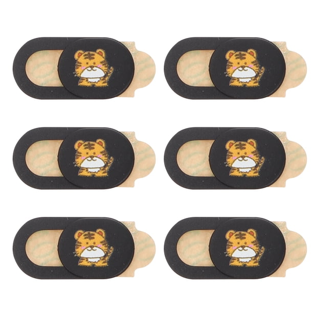6 unids Tiger Aloy Polvo a prueba de polvo Lente protectora CAPS COVERS COVERS CAPS HOUKS