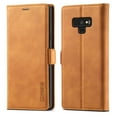 thumbnail image 3 of Compatible with Samsung Note 9 Wallet Case, PU Leather Flip Folio Case with Card Holders RFID Blocking Kickstand [Shockproof TPU Inner Shell] Phone Cover For Samsung Galaxy Note 9, Brown, 3 of 11