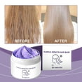 thumbnail image 3 of Productos para el cuidado del cabello Mascarilla capilar de queratina morada Repara el cabello seco Activa la base del cabello y mejora el frizz 100 g Cuidado del cabello, 3 of 5