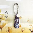 thumbnail image 3 of Llaveros con colgante de dragón 2D de acrílico con cadenas de cuentas para bolso, llavero de coche, accesorios de joyería de animales, QDW586, 3 of 4