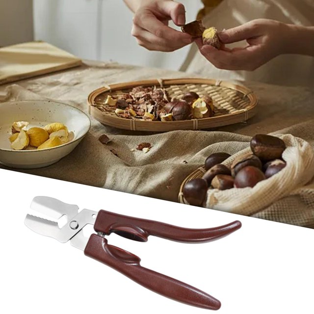 Alicates para desgranar nueces, abridor de con mango ergonómico, utensilio de cocina, abridor de nueces, alicates, abridor de cáscara de Macarena Abridor de Castañas
