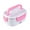 Pink PK, variant on Ganfancp Household Stainless Steel Insulated Lunch Box, Electric Lunch Box for Office Workers Clearance Items