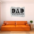 thumbnail image 2 of Dad Veteran Veteran Army Silhouette Firearms Vinyl Decal Wall Art Sticker Designs Vinyl Stickers For Home House Walls Rooms Windows Bedroom Decoration Size (28x28 inch), 2 of 3