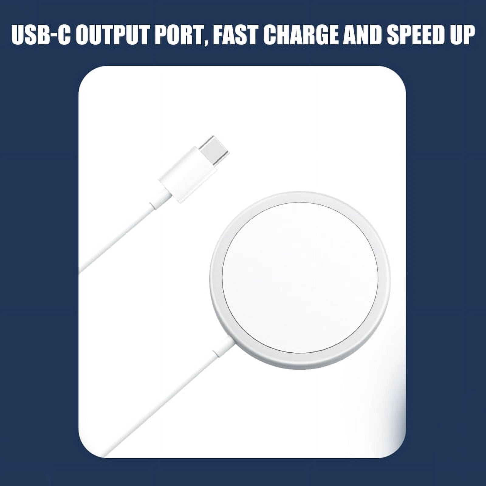 Amerteer Magnetic Wireless Charger, Fast Wireless Charger Compatible with Mag-Safe Charging, Wireless Charging Pad Compatible with iPhone 12/12 mini/12 Pro/12 Pro Max/AirPods Pro
