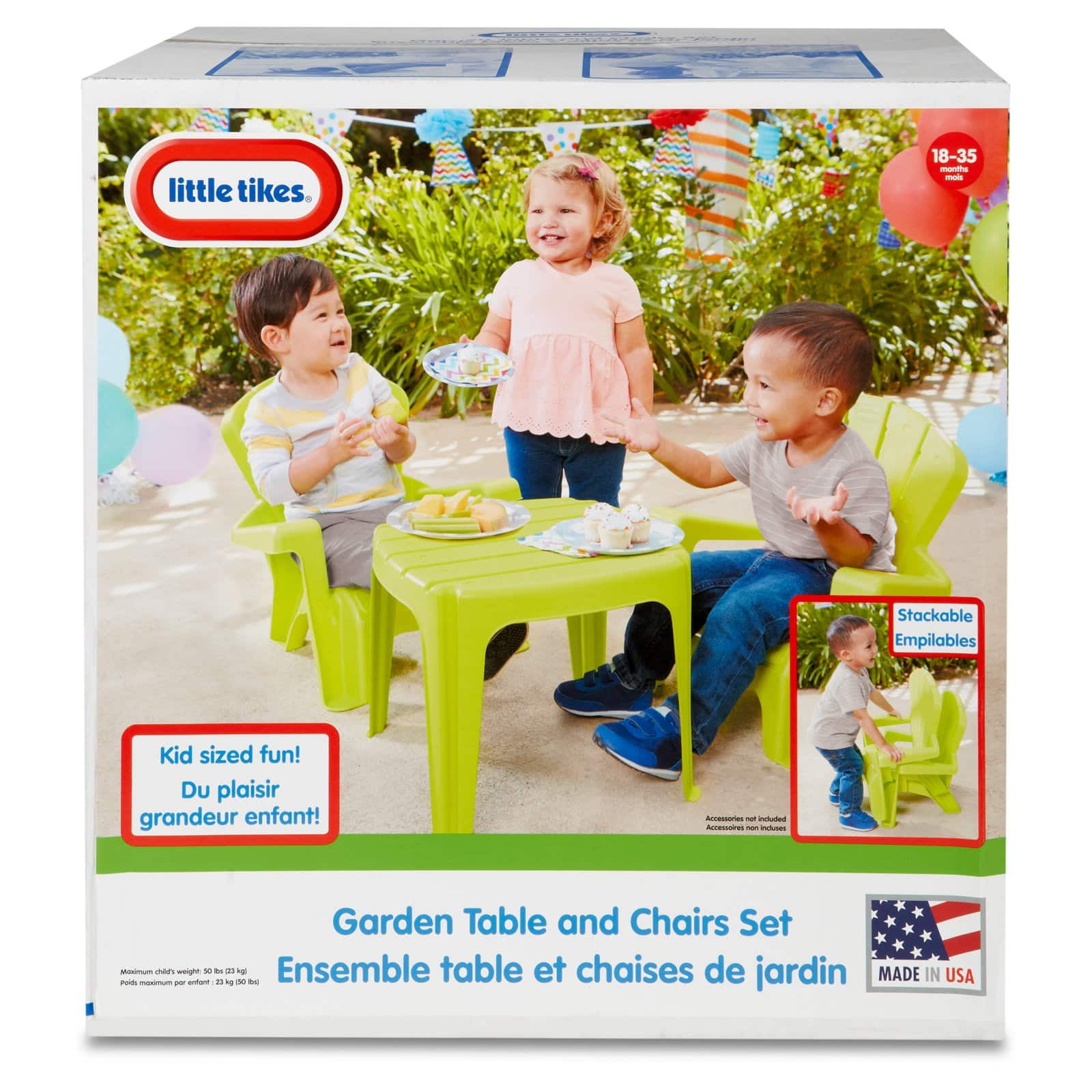 little tikes outdoor table and chairs