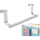 thumbnail image 1 of Toallero moderno con ganchos para baño y cocina, colgador de toallas de acero inoxidable cepillado sobre gabinete (9 pulgadas) Ormromra WRQX-181-1, 1 of 8