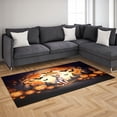 thumbnail image 3 of Mummy Abyssinian Happy Halloween with Pumpkins Bats Spooky Fun Indoor Rug Cat Lover Kitten Owner Gifts Carpet Living Bed Room Sofa Home Decor - 00019, 3 of 5