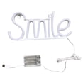 thumbnail image 5 of Lohuatrd Smile Neon Sign LED Lamp Creative Shape USB/Battery Operated Non-glaring Holiday Party Table Lamp Decor, 5 of 8