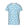 thumbnail image 4 of Wukai Blue Popcorn Youth Unisex Short Sleeve T-Shirt for Boys, Girls, Teens, and Kids-Small, 4 of 7