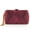 Wine Red, variant on Handheld Women's Evening Clutch Bags Silk Satin Party Handbags Bridal Wedding Purses with Tassel Pendant,Blue Black