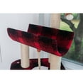 thumbnail image 3 of Armarkat Real Wood Cat Tree Model B5806, Black & Red Tartan Plaid, 3 of 5