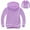 Purple, variant on Dadaria Toddler Sweatshirt 2Y-10Y Toddlers Kids Baby Boys Girls Hooded Solid Thick Coat Sweatshirt Pullover Yellow 120,Toddler