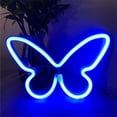 thumbnail image 1 of Luces de neón de mariposa, luces de modelado LED, luces decorativas navideñas, luces colgantes de ambiente para centros comerciales en el hogar, linternas pequeñas, 1 of 5
