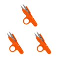thumbnail image 1 of Becaristey Stainless Steel Sewing Scissors – Precision For Embroidery Professional Sewing orange 3Set, 1 of 6