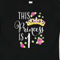 thumbnail image 4 of Inktastic This Princess is One First Birthday Girls Baby T-Shirt, 4 of 5