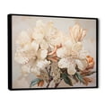 thumbnail image 2 of Designart "Poetic Petal Artistry VI" Rhododendron Floater Framed Canvas Art Print, 2 of 5